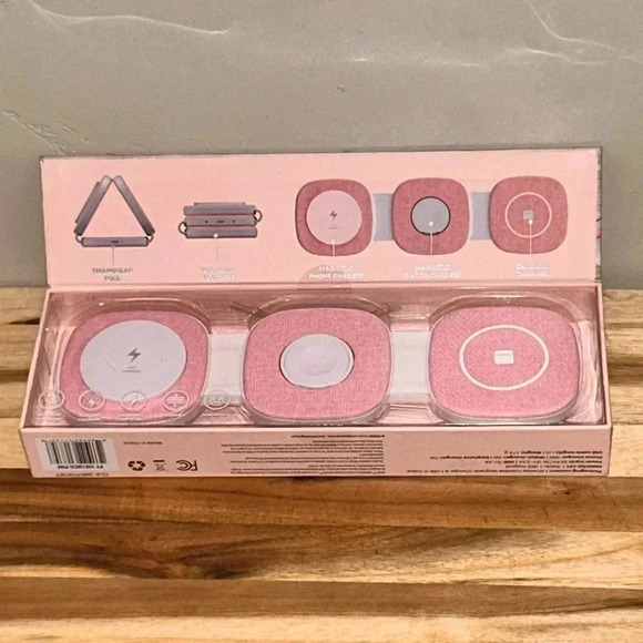 3 IN 1 WIRELESS CHARGING STATION BY XO POPPY. WIRELESS. PHONE, WATCH, EARBUDS!! - Picture 13 of 16